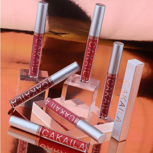 Cakaila™ - Set x6 Labiales Líquidos Matte