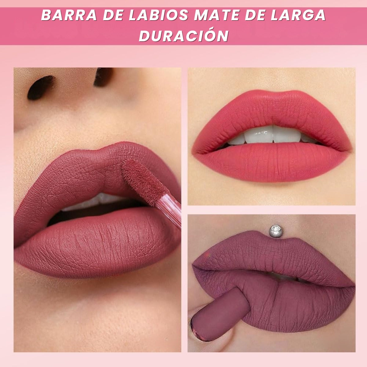 Cakaila™ - Set x6 Labiales Líquidos Matte