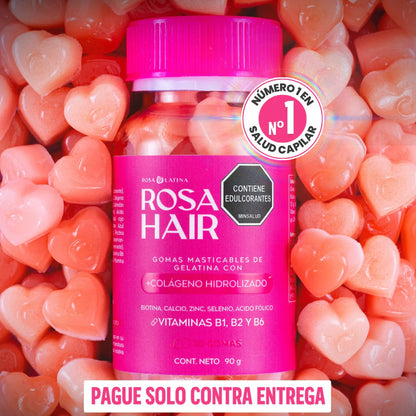 Rosa Hair - ¡Refuerza tu belleza!