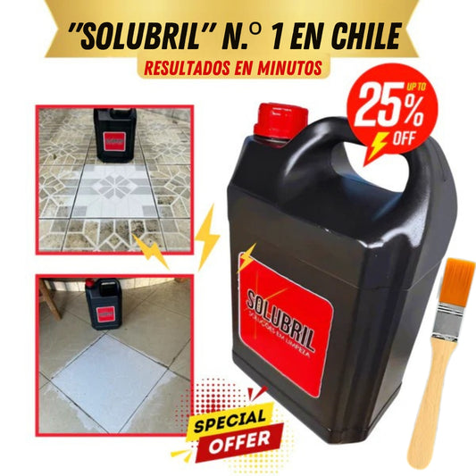 Solubril solución en limpieza 1 litro + Brocha de Regalo