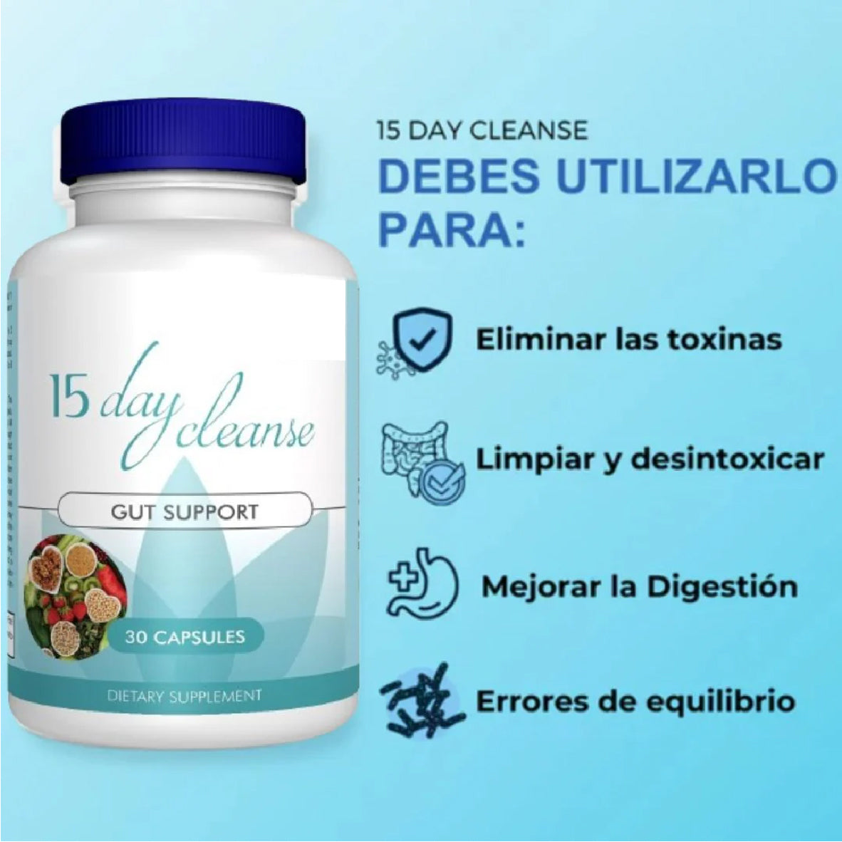 Day Cleanse™ - Hinchazón fuera, energía dentro - OFERTA 2X1 SOLO POR ESTE MES