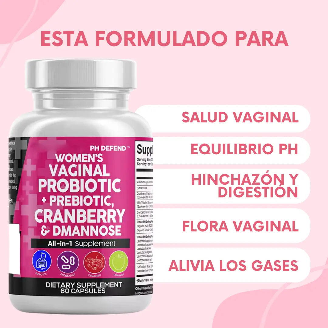 PROBIÓTICOS VAGINALES PH DEFEND™ - PAGA 1 Y LLEVA 2