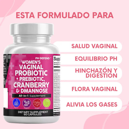 PROBIÓTICOS VAGINALES PH DEFEND™ - PAGA 1 Y LLEVA 2